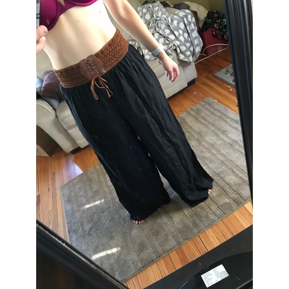 Light fabric pants